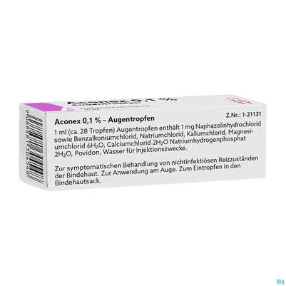 Aconex Augentropfen 10ml, A-Nr.: 1304541 - 08
