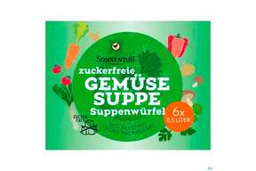 Sonnentor Zuckerfreie Gemuesesuppe Wuerfel 01405 66g, A-Nr.: 5227205 - 01