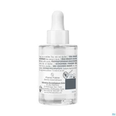 Sie sehen eine Packung Avene Hydrance Boost Serum 30ml, Produktbild: 12 Avene Hydrance Boost Serum 30ml, A-Nr.: 5724197 - 12