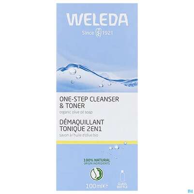 Sie sehen eine Packung Weleda Reinigung 2in1 Erfrischend 100ml, Produktbild: 03 Weleda Reinigung 2in1 Erfrischend 100ml, A-Nr.: 3377018 - 03
