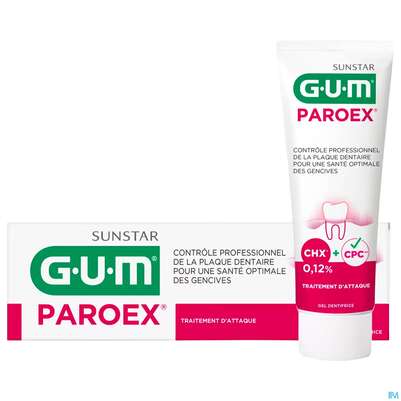 Sie sehen eine Packung Zahnpaste Gum Paroex +chx 0,12% Kurzzeitpflege1790 75ml, Produktbild: 07 Zahnpaste Gum Paroex +chx 0,12% Kurzzeitpflege1790 75ml, A-Nr.: 3115732 - 07