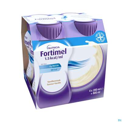 Fortimel 1.5kcal 200ml Vanille 4st, A-Nr.: 3237607 - 06
