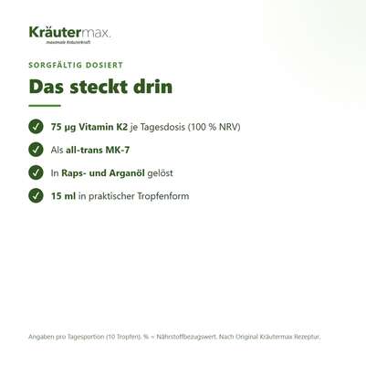 Vitamin K2 vegan Tropfen 15 ml, A-Nr.: 4887939 - 03