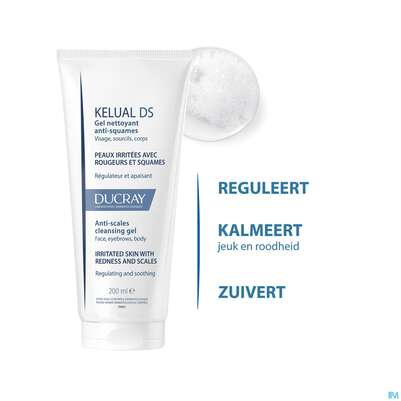 Sie sehen eine Packung Ducray Kelual Ds Reinigungsgel Neu 200ml, Produktbild: 15 Ducray Kelual Ds Reinigungsgel Neu 200ml, A-Nr.: 5862261 - 15