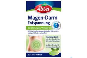 Abtei Magen Darm Entspannungs Tabl 50000 20st, A-Nr.: 4346008 - 01