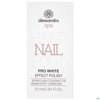 Alessandro Nagellack Pro White Lack 10ml, A-Nr.: 5178122 - 02