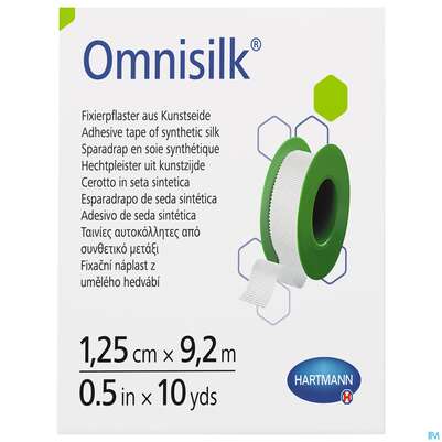 Fixierpflaster Omnisilk 9,2mx 1,25cm 1st, A-Nr.: 4582329 - 01
