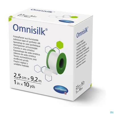 Fixierpflaster Omnisilk 9,2mx 2,5cm 1st, A-Nr.: 4582335 - 03