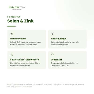 Selen mit Zink Kapseln 60 Stück, A-Nr.: 5679203 - 02