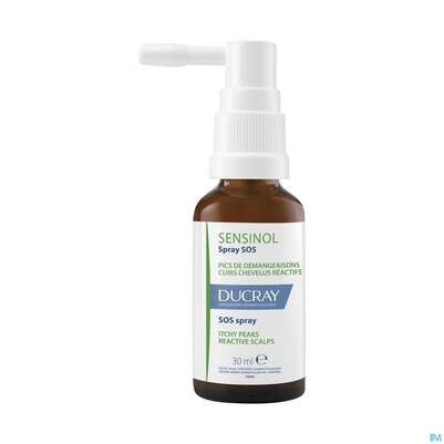 Sie sehen eine Packung Ducray Sensinol Sos-spray Bei Starkem Juckreiz Gereizter Kopfhaut 30ml, Produktbild: 03 Ducray Sensinol Sos-spray Bei Starkem Juckreiz Gereizter Kopfhaut 30ml, A-Nr.: 5901446 - 03