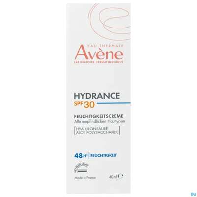 Avene Hydrance Feuchtigkeitscreme Spf30 40ml, A-Nr.: 5961402 - 01