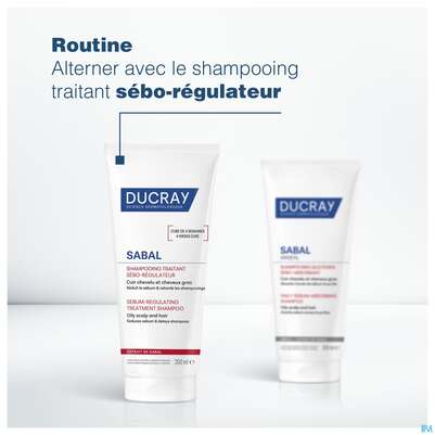 Shampoon Ducray Sabal/argeal Talgabsorbierend 200ml, A-Nr.: 5964412 - 08