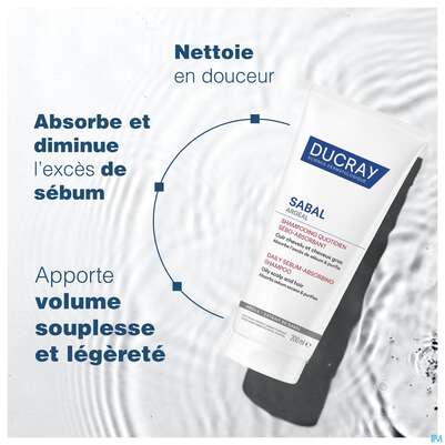 Shampoon Ducray Sabal/argeal Talgabsorbierend 200ml, A-Nr.: 5964412 - 10