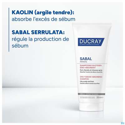 Shampoon Ducray Sabal/argeal Talgabsorbierend 200ml, A-Nr.: 5964412 - 17