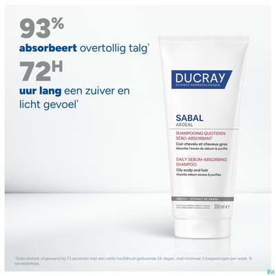 Shampoon Ducray Sabal/argeal Talgabsorbierend 200ml, A-Nr.: 5964412 - 27