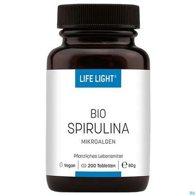 Sie sehen eine Packung Spirulina Tabl Life Light Bio 200st, Produktbild: 03 Spirulina Tabl Life Light Bio 200st, A-Nr.: 3263473 - 03