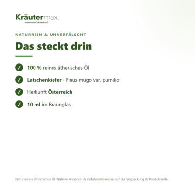 Latschenkiefer Öl 10 ml, A-Nr.: 4318733 - 03