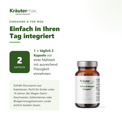 Arthro &amp; Knorpel Komplex+ Kapseln 120 Stück, A-Nr.: 6129870 - 04
