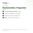 Sie sehen eine Packung Bockshornklee Kapseln 60 Stück, Produktbild: 02 Bockshornklee Kapseln 60 Stück, A-Nr.: 4849293 - 02