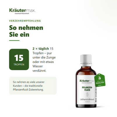 Sie sehen eine Packung Johanniskraut Tropfen 50 ml, Produktbild: 05 Johanniskraut Tropfen 50 ml, A-Nr.: 4317751 - 05