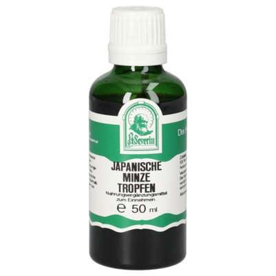 Sie sehen eine Packung JAPANISCHE MINZE TROPFEN 50 ML, Produktbild: 01 JAPANISCHE MINZE TROPFEN 50 ML, A-Nr.: 5831993 - 01