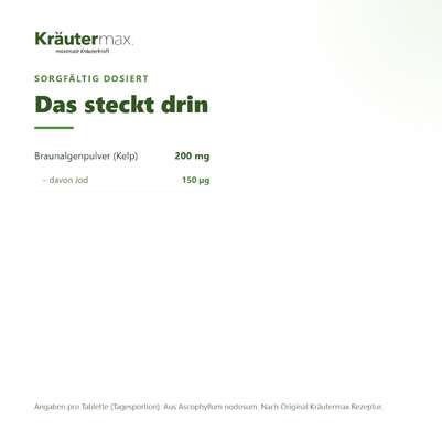Kelp Braun Algen Tabletten 90 Stück, A-Nr.: 6129982 - 03