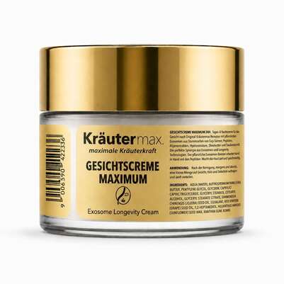 Sie sehen eine Packung Maximum Exosome Longevity Gesichtscreme 50 ml, Produktbild: 01 Maximum Exosome Longevity Gesichtscreme 50 ml, A-Nr.: 6136108 - 01