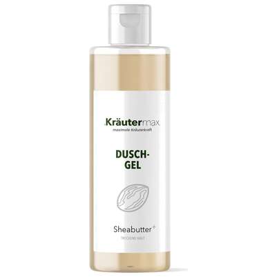 Sie sehen eine Packung Sheabutter Duschgel 250 ml, Produktbild: 01 Sheabutter Duschgel 250 ml, A-Nr.: 4730646 - 01