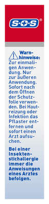 Sie sehen eine Packung SOS Wespen&Bienenstich-Pflaster 5ST, Produktbild: 03 SOS Wespen&Bienenstich-Pflaster 5ST, A-Nr.: 6147431 - 03