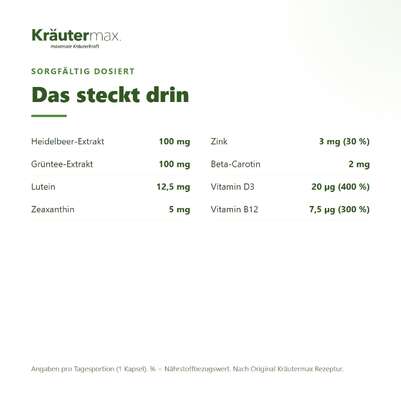 Zeaxanthin &amp; Lutein+ Kapseln 60 Stück, A-Nr.: 5942178 - 03