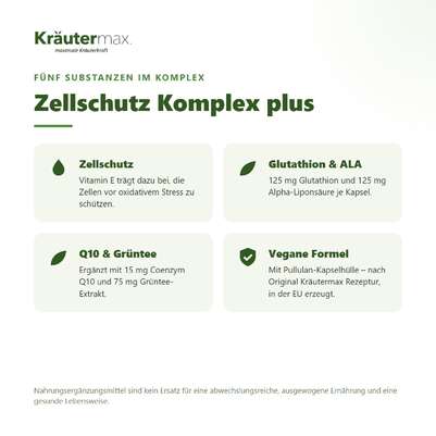 Zellschutz Komplex+ Kapseln 60 Stück, A-Nr.: 6130063 - 02