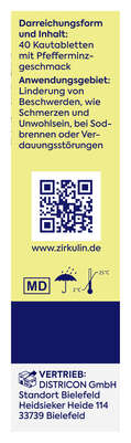 ZIRKULIN Magen-Kautabletten 40ST, A-Nr.: 6142221 - 03