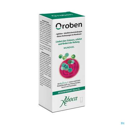 Sie sehen eine Packung Aboca Mundgel Aphthen +zahnfleisch- Entzuendung Ab 3jahren 15ml, Produktbild: 02 Aboca Mundgel Aphthen +zahnfleisch- Entzuendung Ab 3jahren 15ml, A-Nr.: 6027112 - 02