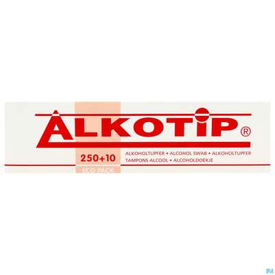 Alkoholtupfer Alkotip 70% 250st, A-Nr.: 2662053 - 01