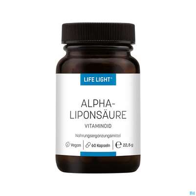 Sie sehen eine Packung Alphalipon-saeure Kapseln Life Light 60st, Produktbild: 01 Alphalipon-saeure Kapseln Life Light 60st, A-Nr.: 3129869 - 01