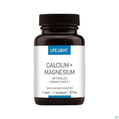 Calcium Magnesium/kapseln 147/73mg Life Light 60st, A-Nr.: 3134801 - 01