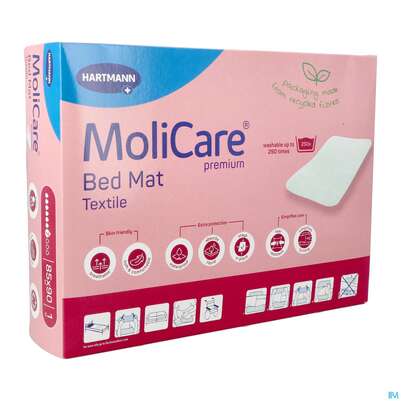 Inkontinenz Molicare Premium/bed/mat/textile 7 Tropfen 85x90cm 1st, A-Nr.: 5225933 - 02