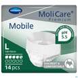 Sie sehen eine Packung Inkontinenz Molicare Premium/mobile/5 Tropfen Gruen L 100-150cm 14st, Produktbild: 01 Inkontinenz Molicare Premium/mobile/5 Tropfen Gruen L 100-150cm 14st, A-Nr.: 2724854 - 01