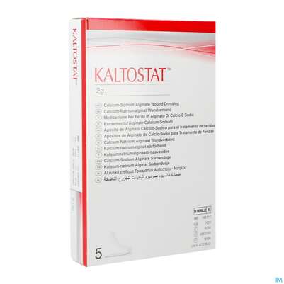 Sie sehen eine Packung Kaltostat Tamponade 2g 16811 5st, Produktbild: 02 Kaltostat Tamponade 2g 16811 5st, A-Nr.: 1747451 - 02