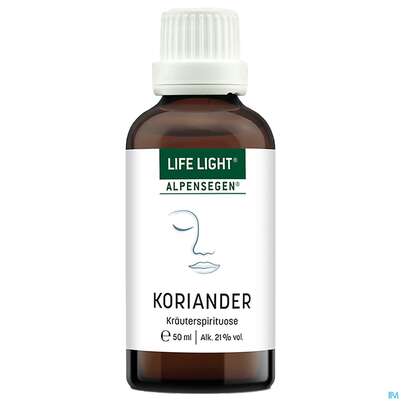 Koriander Kraeuterdestillat Life Light Alpensegen 50ml, A-Nr.: 2386558 - 01