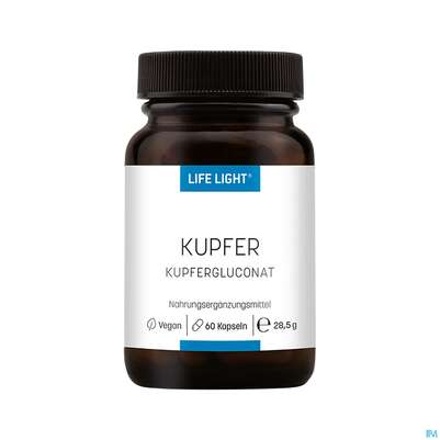 Kupfer Kapseln 2mg Life Light 60st, A-Nr.: 3134818 - 01