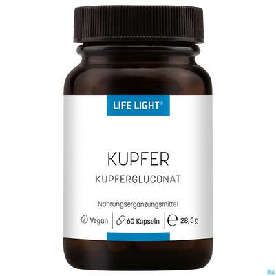 Kupfer Kapseln 2mg Life Light 60st, A-Nr.: 3134818 - 02