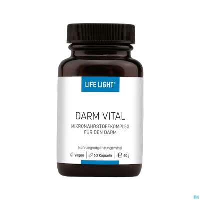 Sie sehen eine Packung Life Light Kapseln Darm Vital 60st, Produktbild: 01 Life Light Kapseln Darm Vital 60st, A-Nr.: 3157512 - 01