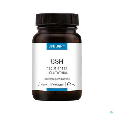 Sie sehen eine Packung Life Light Kapseln Gsh Red.l-glutathion 60st, Produktbild: 02 Life Light Kapseln Gsh Red.l-glutathion 60st, A-Nr.: 4037862 - 02