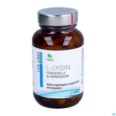 L-lysin Kapseln 500mg Life Light 60st, A-Nr.: 3134735 - 03