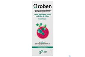 Mundwasser/spuelung Aboca Oroben Aphthen +zahnfleisch- Entzuendung Ab 6jahren 150ml, A-Nr.: 6027129 - 01