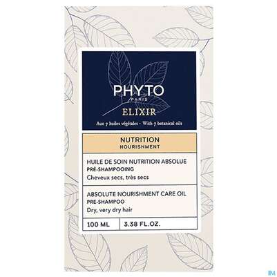 Sie sehen eine Packung Phyto Nutrition Absolute Nourishment Care Oil 100ml, Produktbild: 01 Phyto Nutrition Absolute Nourishment Care Oil 100ml, A-Nr.: 5932139 - 01