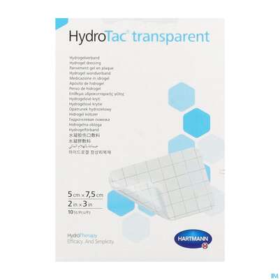 Schaumverband Hydrotac Transparent 5x7,5cm 10st, A-Nr.: 5310521 - 01