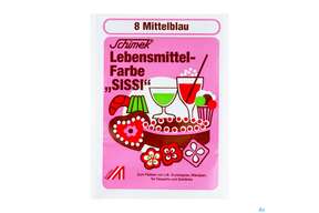 Schimek Lebensmittelfarbe Nr 8 Mittelblau 4g, A-Nr.: 5745064 - 01