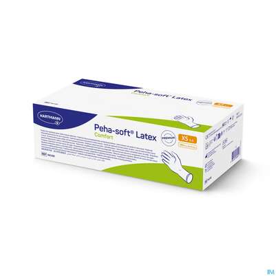Untersuchungshandschuhe Latex Unsteril Peha/soft Comfort Puderfrei Xs 100st, A-Nr.: 5890642 - 01